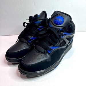 Men’s Reebok Pump Black and Blue Athletic Shoes sz.7